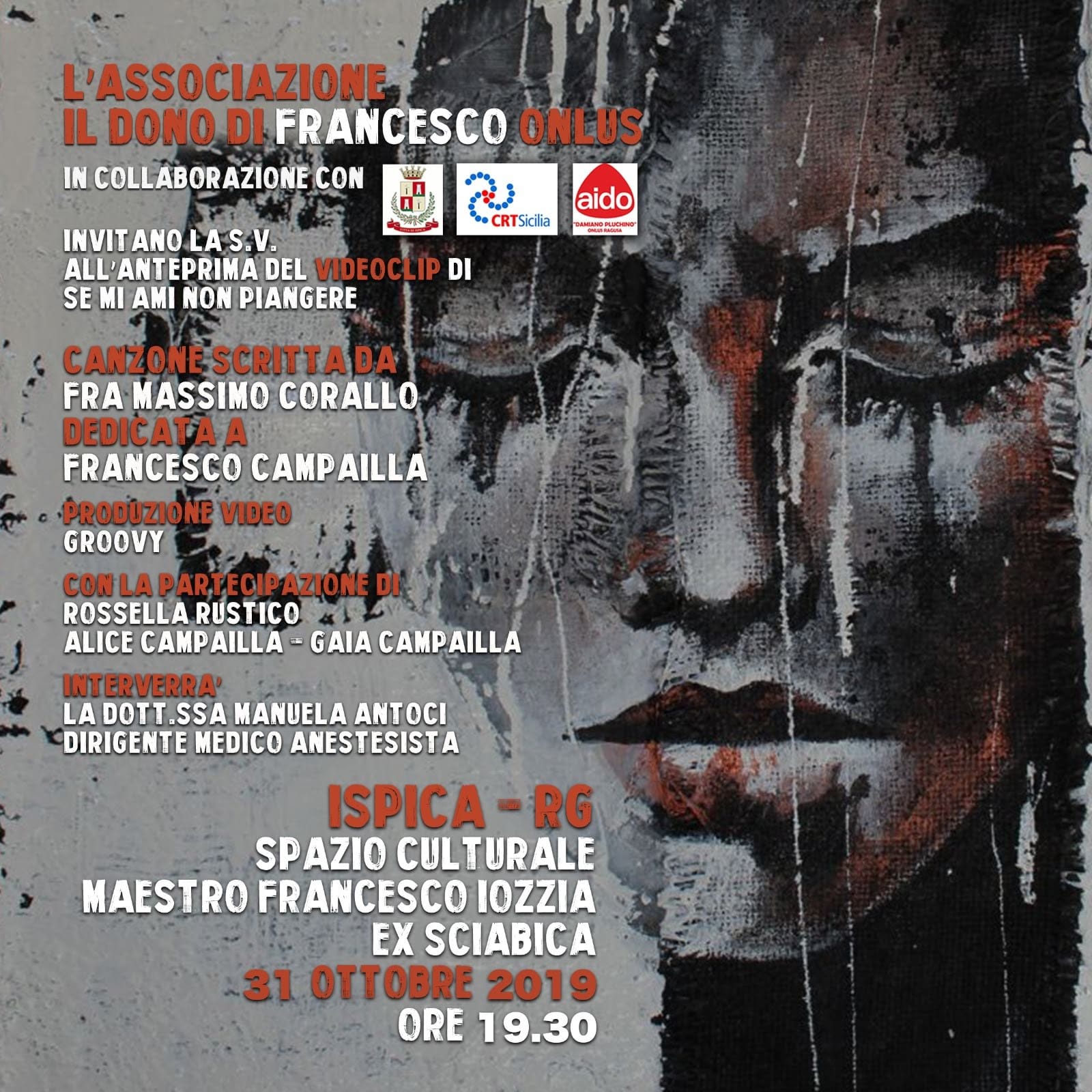 SE MI AMI NON PIANGERE (presentazione videoclip)