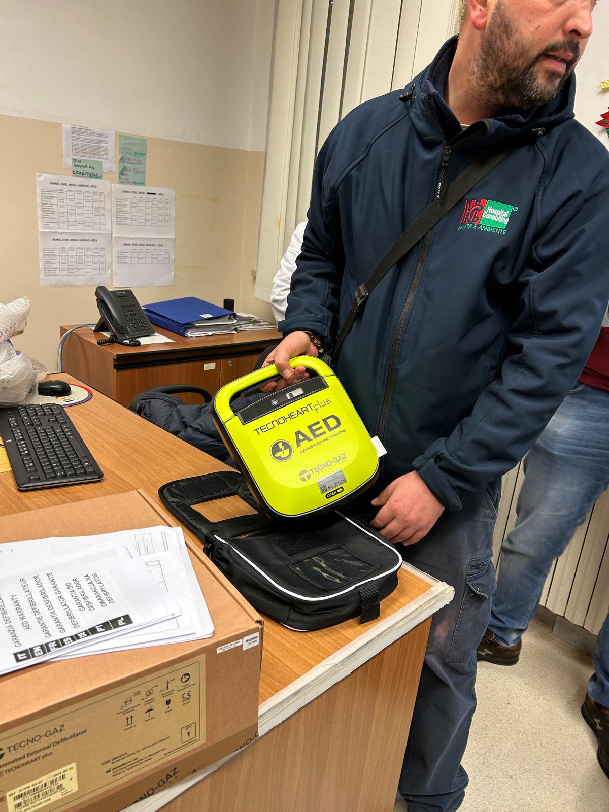 Donazione defibrillatore progetto "Ispica Città cardioprotetta"